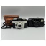 2 Vtg Film Cameras: Minolta Freedom Zoom 90EX QD