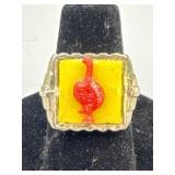 RED GOOSE SHOES Plastic Souvenir Ring.
