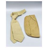 World War II U.S. Army Khaki Officers Cap & Tie