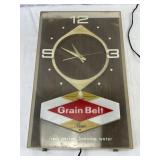 Grain Belt Beer slight-Up Wall Clock 20in x3in