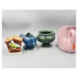 Four Ceramic Planters.