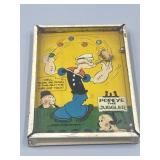 1929 Popeye the Juggler Dexterity Puzzle Game.