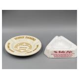 George Diamond, & The Bobber Cafes Ash Trays.