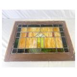 VTG Frames Stained Glass Window. 21x28Inches.