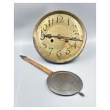 Grandfather Clock Dial & Pendulum.