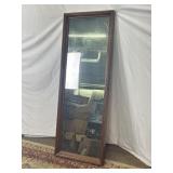Wood Framed Rectangle Mirror 20in x54in