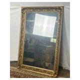 Large Gold Framed Mirror 30in x42in