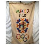 Mexico 1968 Olympics Blanket 6ft 4in x3ft 10in