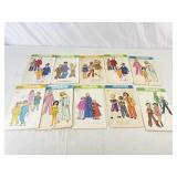 10 Childrenï¿½s 1970-1973 Sewing Patterns Sizes 3-6