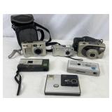 6 Cameras: VTG Kodak Disc 4000, Vtg Minolta