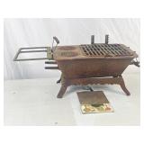Hibachi-Style Cast Iron Tabletop Grill.