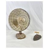 VTG Eclectic Space Heater & Sad Iron.