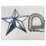 Decorative Mirror & Mirrored Star