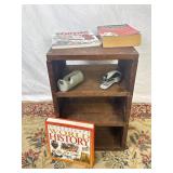 Hand-Crafted Wooden 3-Shelved Cubby w/