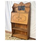 Antique Drop-Front Secretary Desk 30.5 in x12in