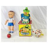 Childrenï¿½s Toys, Jack in the Box, Rattle, Top, Etc
