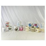 Collection of Mugs, Advertising, & Souvenir.