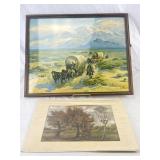 Western Themed Framed Print, & Nature Print.