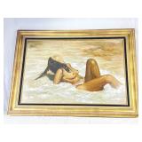 Large Painting Signed (Jodie Boren) 32x44Inches