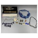 Earrings, Necklaces, Bracelet, & Watch