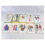 1971-1981 Childrenï¿½s Sewing Patterns Sizes 6-12