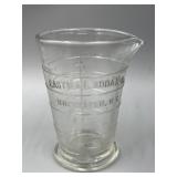 Vtg Eastman Kodak Co Darkroom Glass 4 Oz