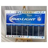 Bud Light NFL Football Dry Erase Drink Menu