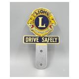 Lions International license Plate Topper.