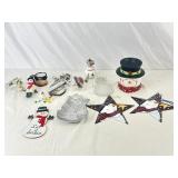 Christmas Themed Ornaments, & Decorations.