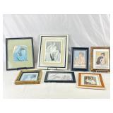 Framed Prints of Women.