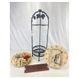 Wine Bottle/Glass Rack, Wine Themed Decor.