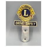 Lions International license Plate Topper.