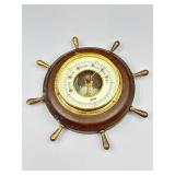 Jason Ship Wheel Aneroid Barometer.