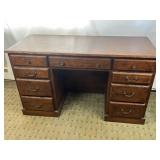 Handcrafted Wood Desk 51in x21in x30in