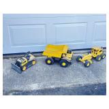 Tonka Dump Truck, Road Grader, & Bulldozer