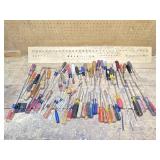 Screwdrivers, Flat Head/Phillips, Awls, & Drills.