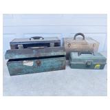 4 Tackle Boxes/Tool Boxes