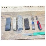 Chisels, Sharpening Stones/Hand Sharpener.