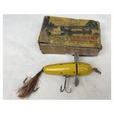 Vtg Pflueger Globe Fishing Lure In Original Box