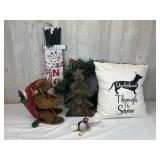 Christmas/Winter Decor: Wooden Snowman Noel S