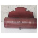 Red Metal Hanging Tinder Box