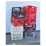 8 Milk Crates.