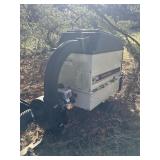 Agri-Fab Mow-N-Vac Tow Behind Lawn Vacuum.