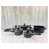 T-Fal & Revere Ware Pots & Lids