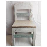 Rustic-Style Painted Childrenï¿½s Chair