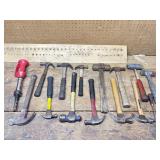 15 Hammers, Claw/Sledge/Mallet/Finishing ETC