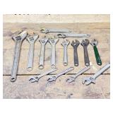 14 Adjustable (Crescent) Wrenches.