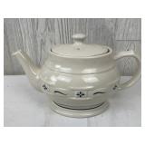 Longaberger Woven Traditions Classic Blue Tea Pot