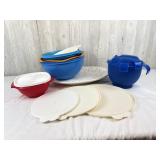 Plastic Mixing & Food Storage Bowls. Some With