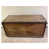 HEAVY Wood Storage Trunk